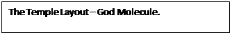 Text Box: The Temple Layout  God Molecule.